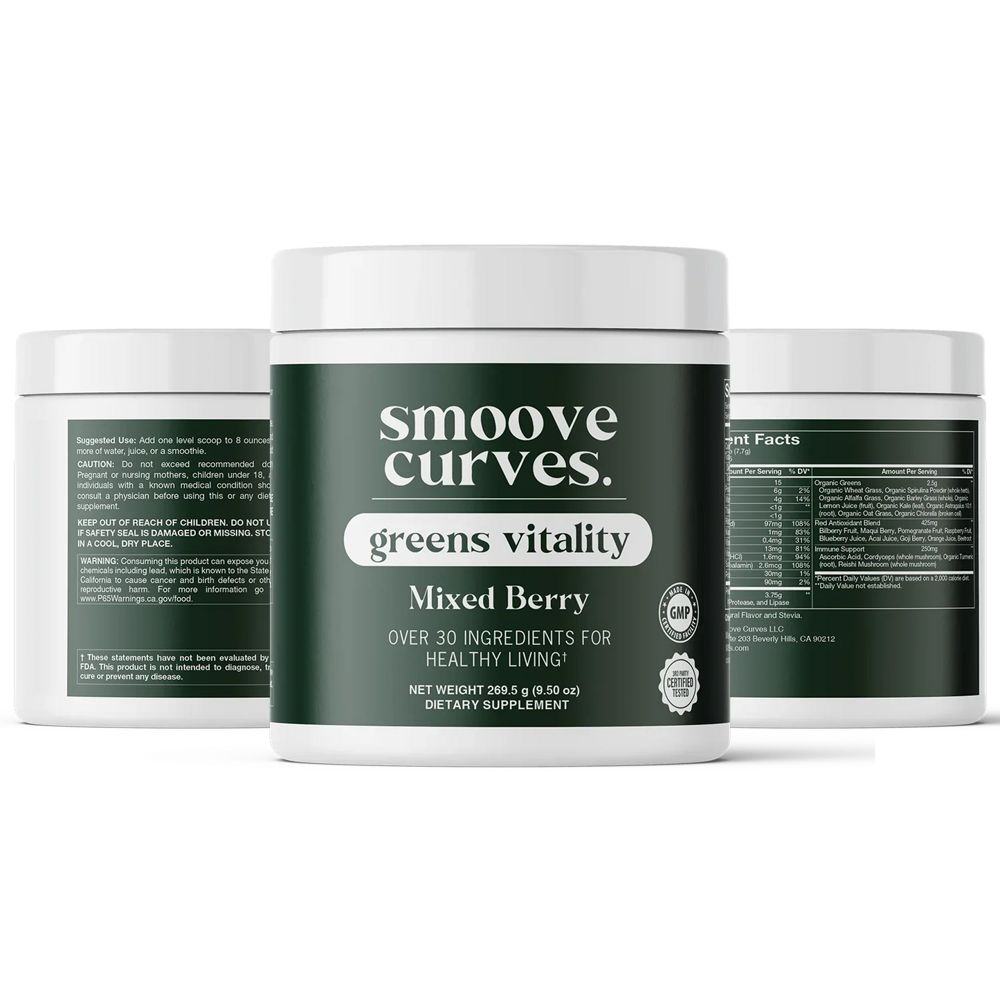 Greens Formula - Green Vitality - Smoove Curves
