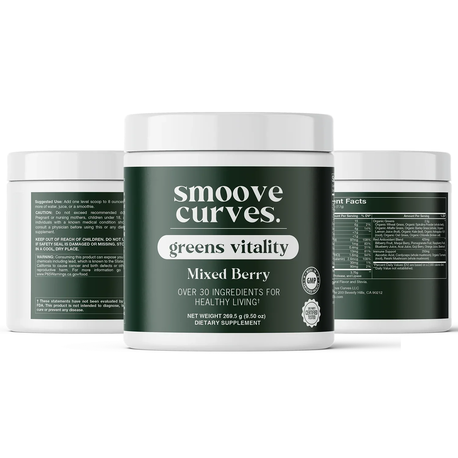 Greens Formula - Green Vitality - Smoove Curves